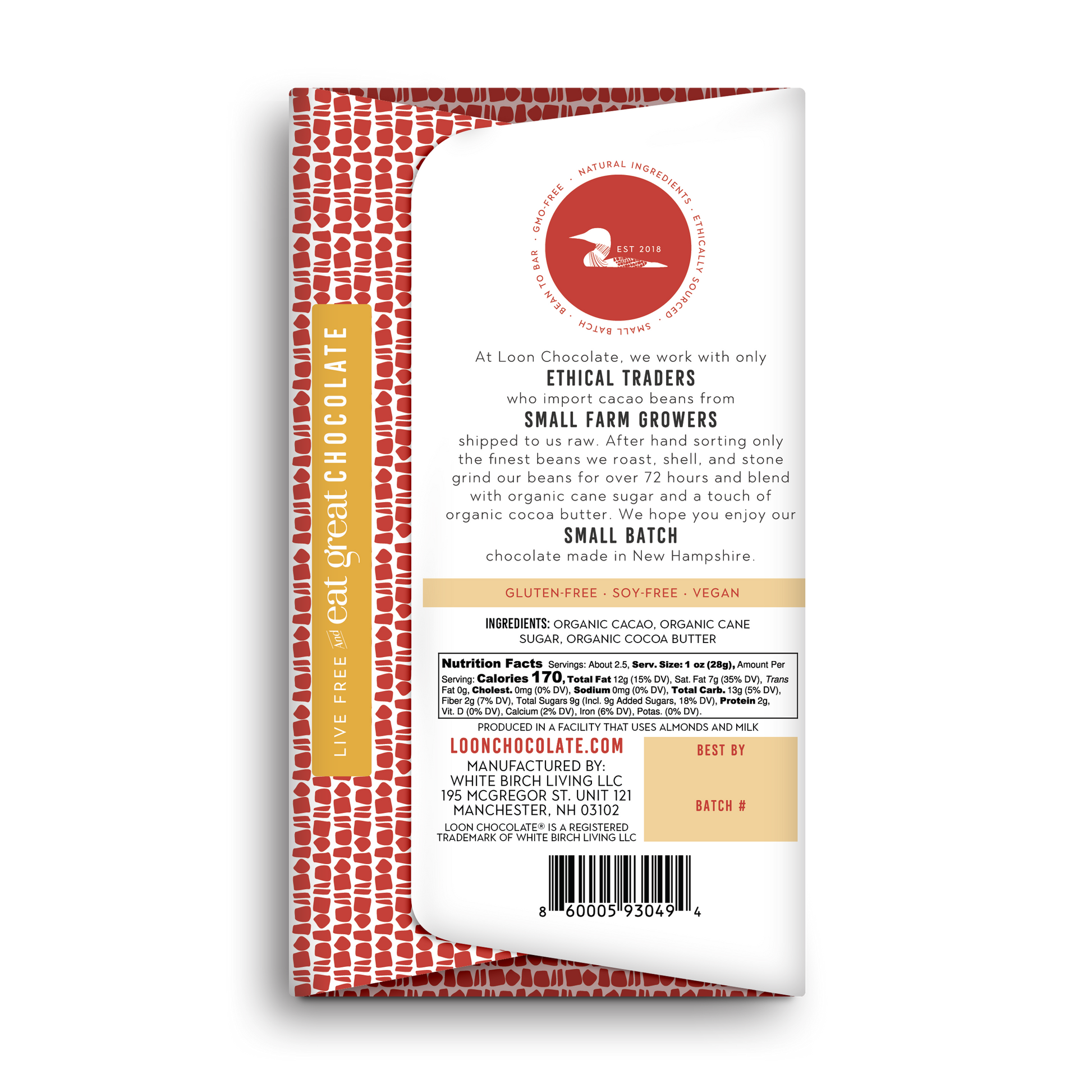 Loon Chocolate 72% Dark - Uganda Semiliki Forest