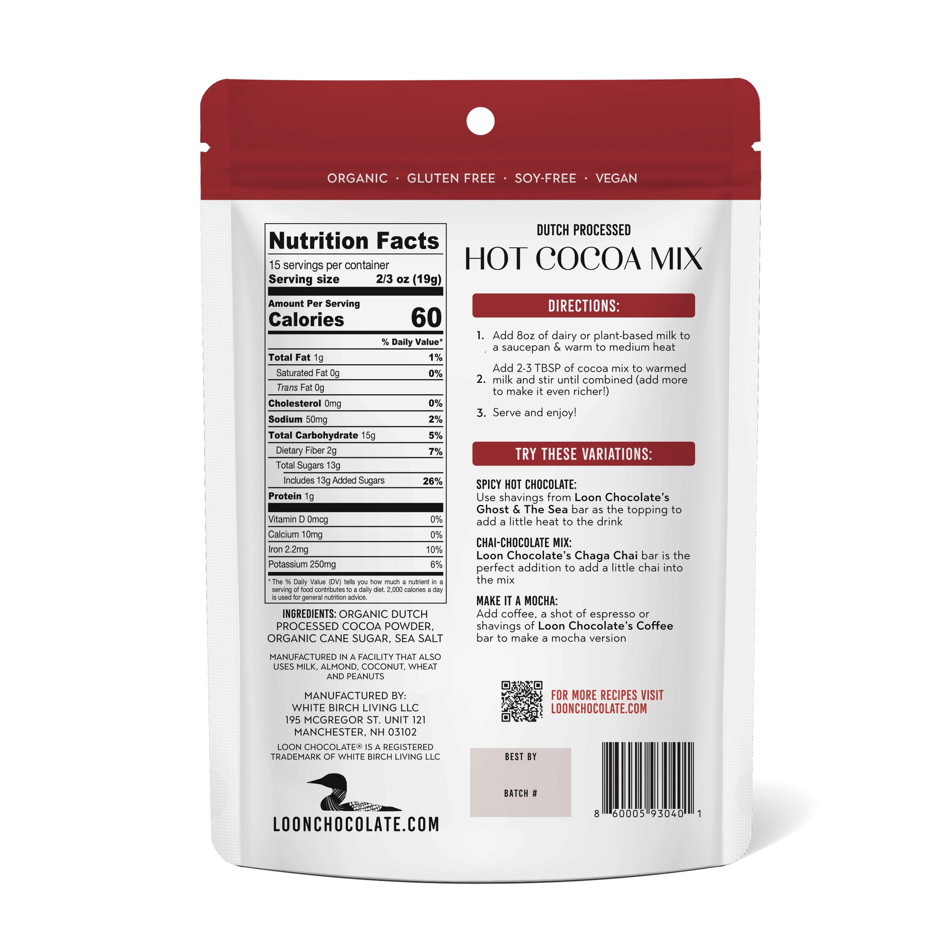 Loon Chocolate Hot Chocolate Mix